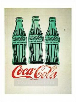 Abstracto famoso Painting - Botellas de Coca-Cola POP